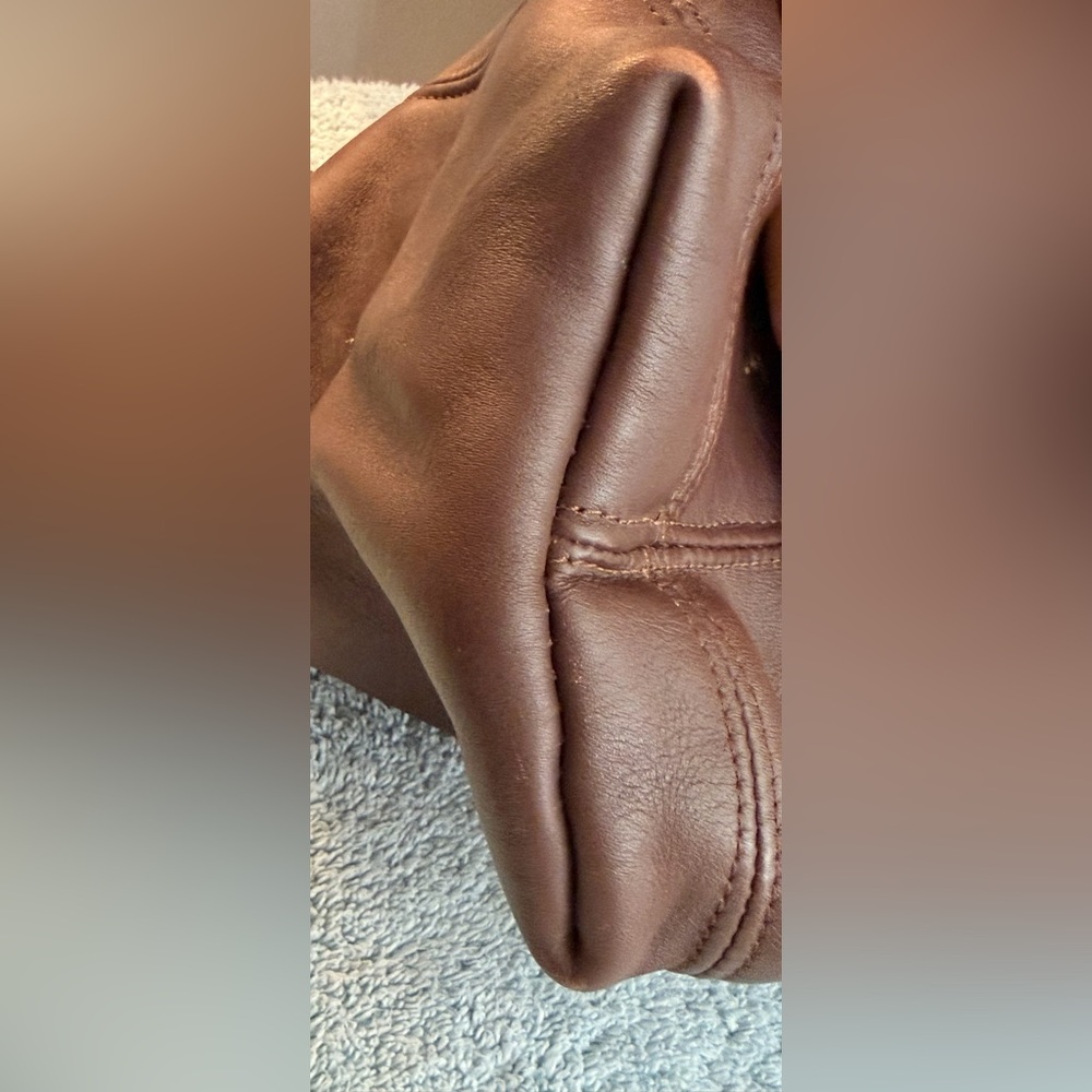 Coach Waverly Brown Leather Tote Bag - Picture 15 of 15